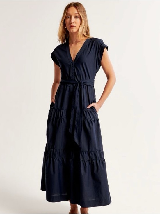 Abercrombie & Fitch Dresses & Skirts - NWT Abercrombie & Fitch Cotton Tiered Maxi Dress